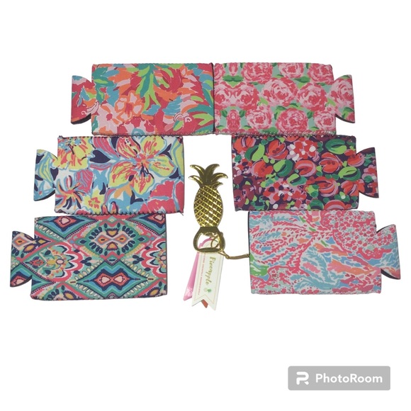 N/A Other - Coozie Can Holders with Multi Colors and Pineapple Opener, Coozie Koozie